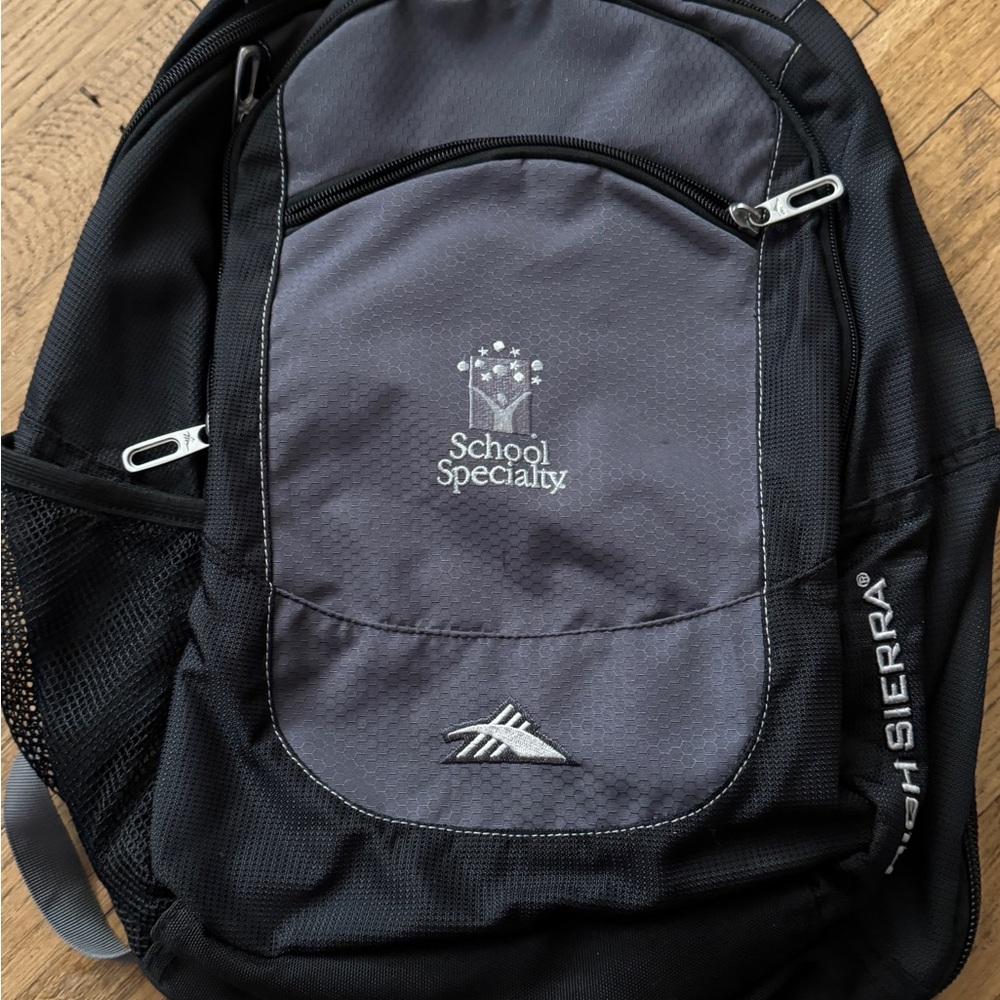 High Sierra Black and Gray Backpack